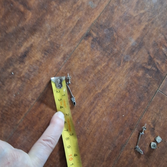 Vintage sterling Silver Dangle Earrings With Bonus Pair - Picture 6 of 7